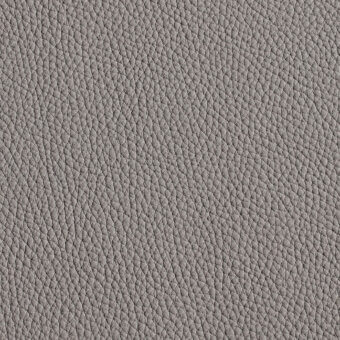 Gray leather texture with dense grain, featuring interwoven lines and subtle shading for a smooth, durable, Windsor-style appearance.